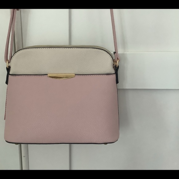 Brand new two tone crossbody blush/off white - Picture 3 of 3